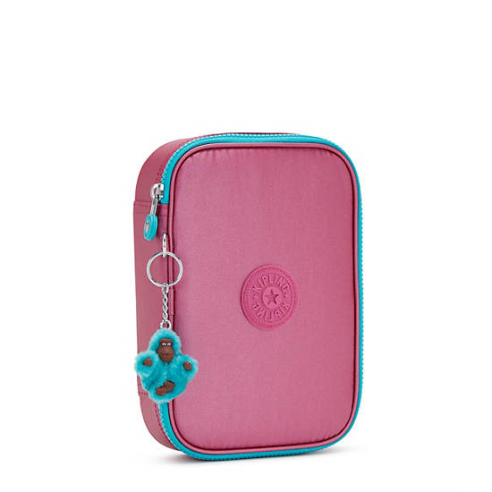 Kipling 100 Pens Metallic Case Vesker Rosa | NO 1182SG